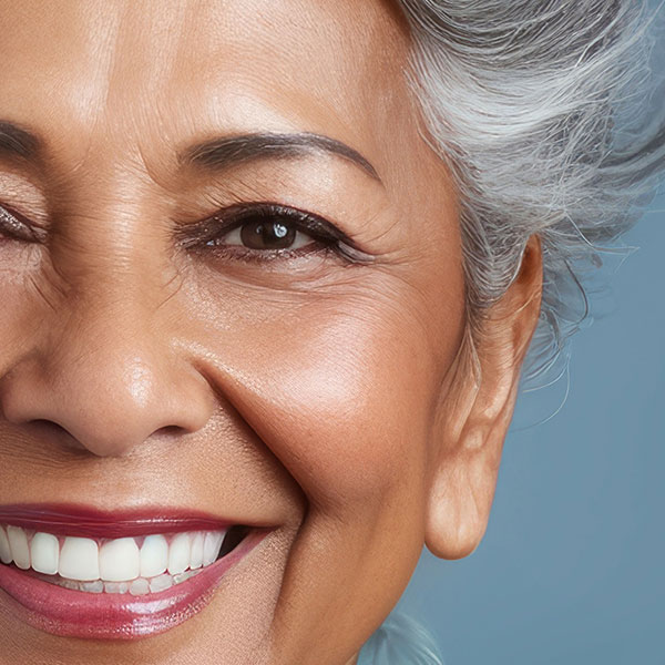 Image of dry flower representing the skin