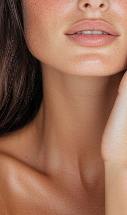 Image of dry flower representing the skin