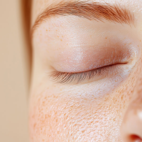 Image of dry flower representing the skin