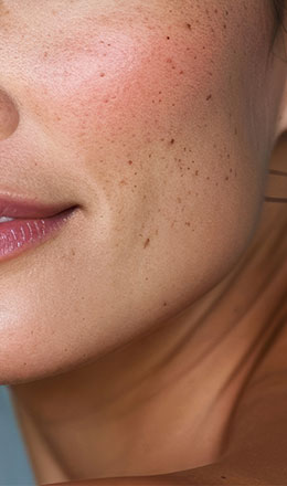 Image of dry flower representing the skin