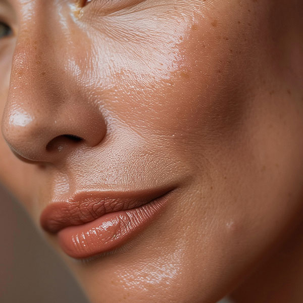 Image of dry flower representing the skin